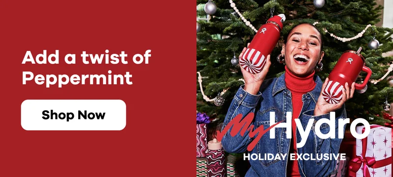 MyHydro Holiday Exclusive.  Add a twist of peppermint. | Shop Now