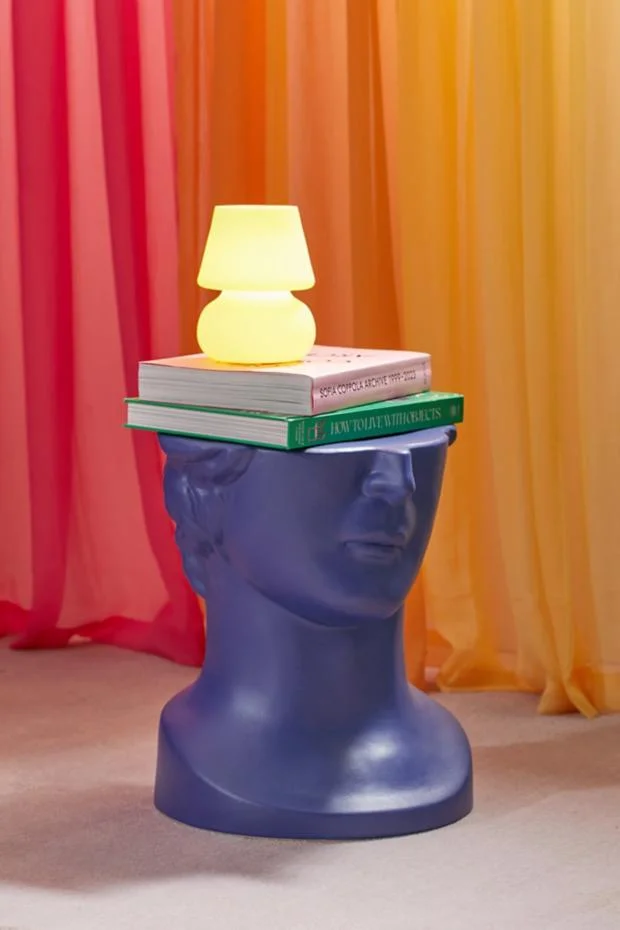Bust Ceramic Side Table/Nightstand