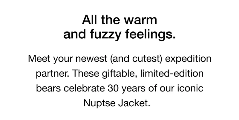 All the warm and fuzzy feelings.