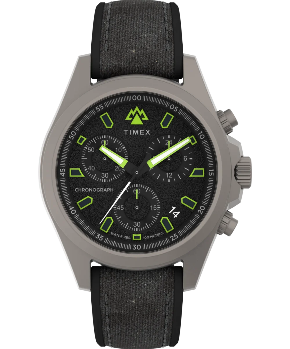 Image of Expedition Field Chrono 43mm Recycled Mixed Materials Strap Watch