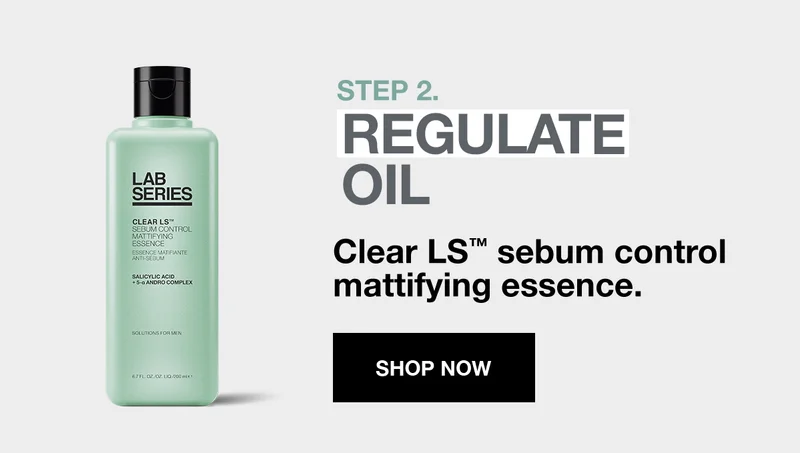 STEP 2. REGULATE OIL | Clear LS Sebum control mattifying essence. SHOP NOW