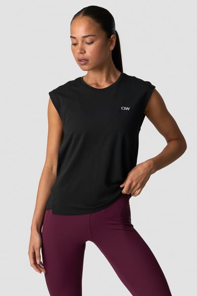 Image of Stride Tank Top Wmn Black