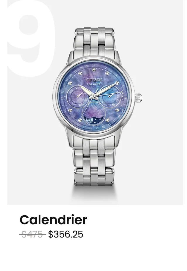 Calendrier WAS: $475  NOW: $356.25