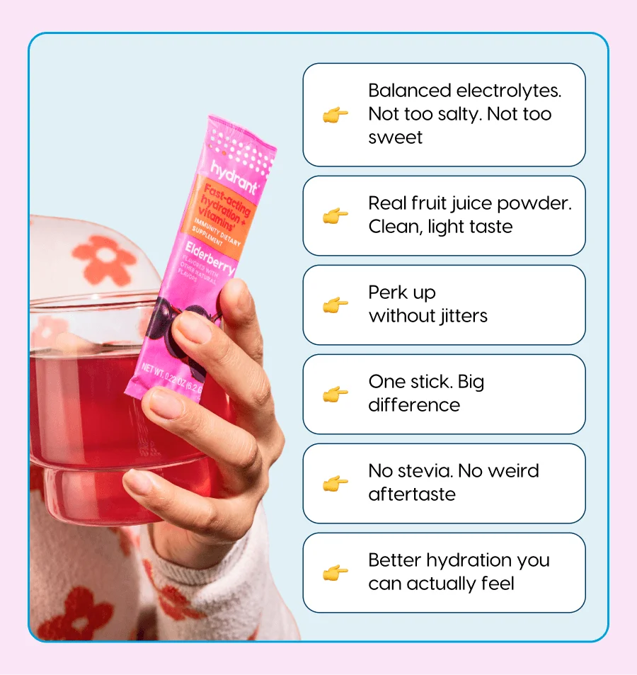 Balanced Electrolytes. Not Too Salty. Not Too Sweet