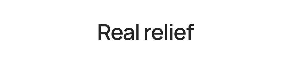 Real relief