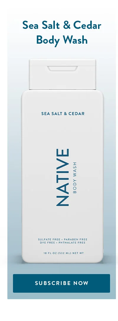 Sea Salt & Cedar Body wash | SUBSCRIBE NOW