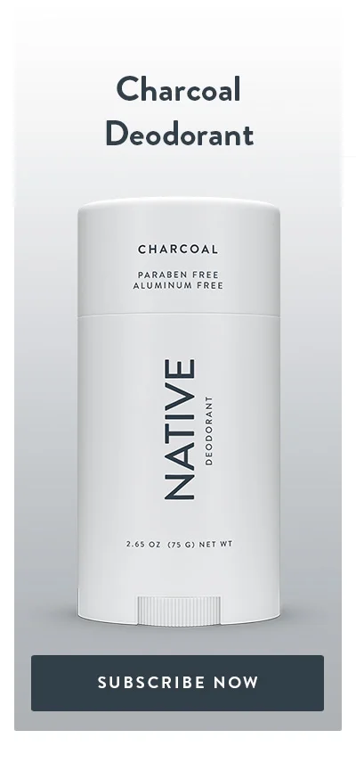 Charcoal Deodorant | SUBSCRIBE NOW