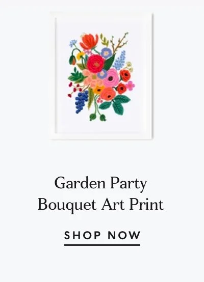 Shop Garden Party Bouquet Art Print