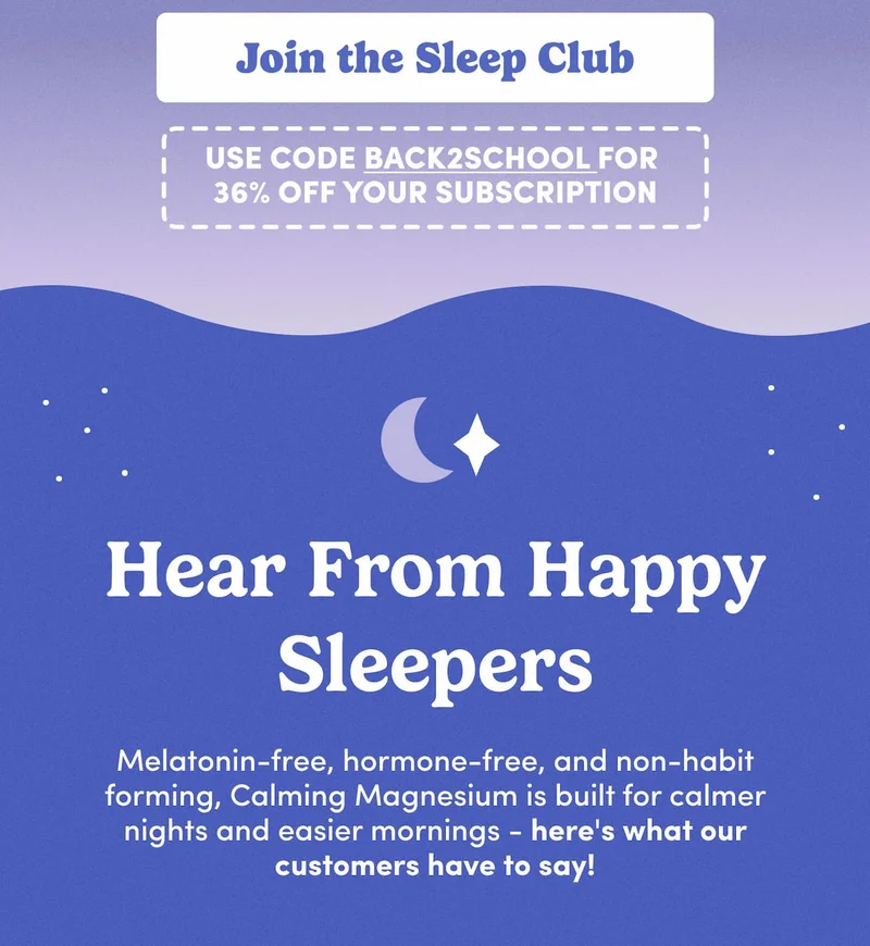Hear from happy sleepers!