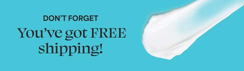 Don’t forget: You’ve got FREE shipping!