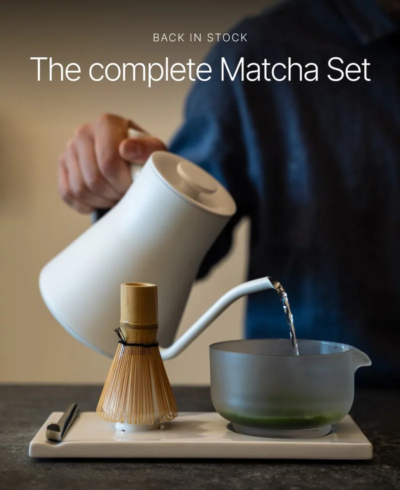 Back in stock: The complete Matcha Set