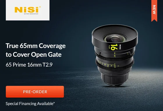 NiSi True 65mm Coverage to Cover Open Gate | Pre-Order