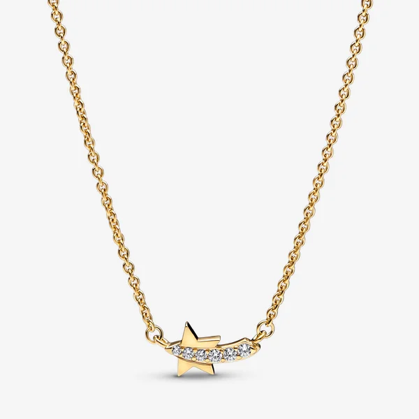 FINAL SALE - Shooting Star Pavé Collier Necklace