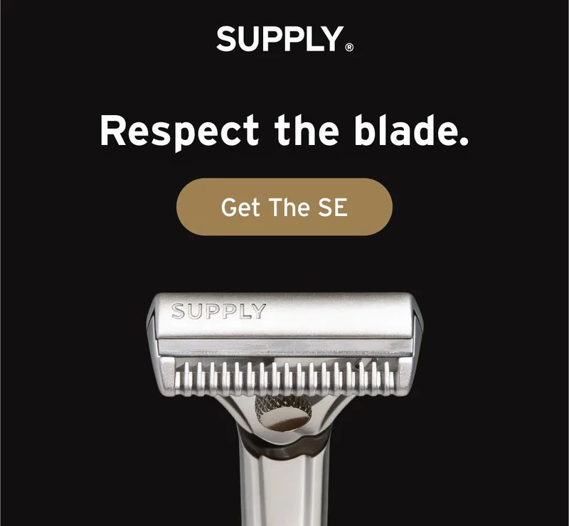 SUPPLY. Respect the blade. Button: Get The SE.