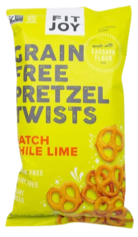 Image of FitJoy Grain Free Hatch Chile Lime Pretzels