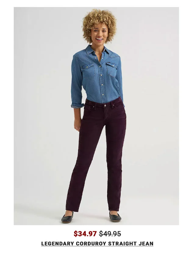 Legendary Corduroy Straight Jeaan