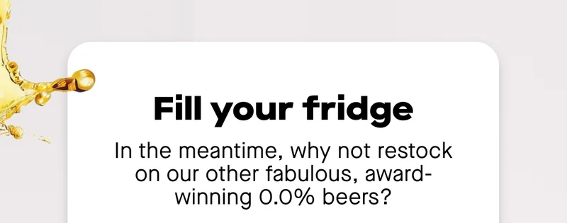 Fill your fridge