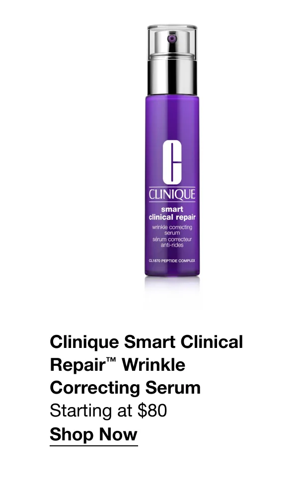 Clinique Smart Clinical Repair™ Wrinkle Correcting Serum | Starting at $80 | Shop Now