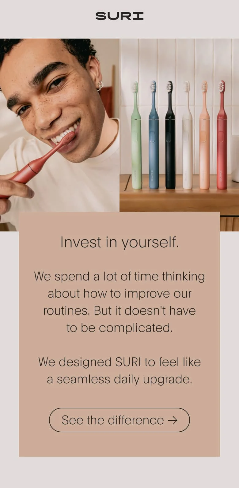 Invest in yourself | Feel the difference