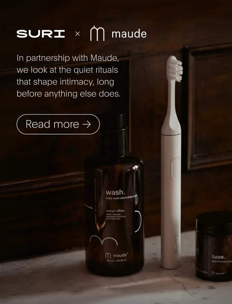 In partnership with Maude, we look at the quiet rituals that shape intimacy, long before anything else does.