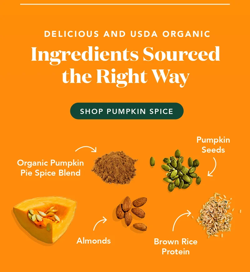 Delicious and USDA organic! Ingredients sourced the right way!