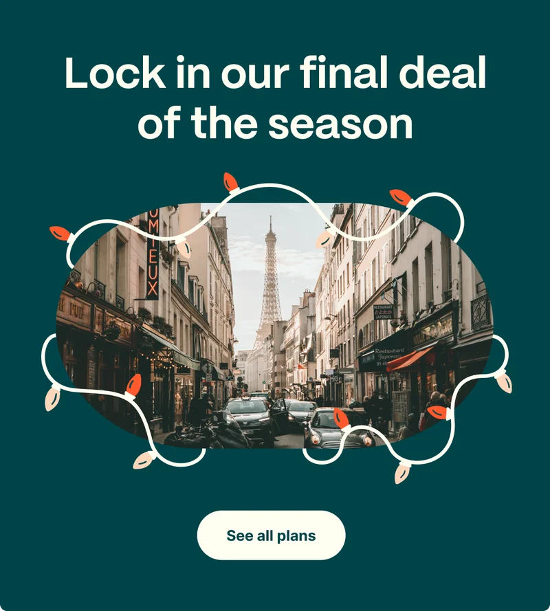 Lock in out final deal of the season. See all plans