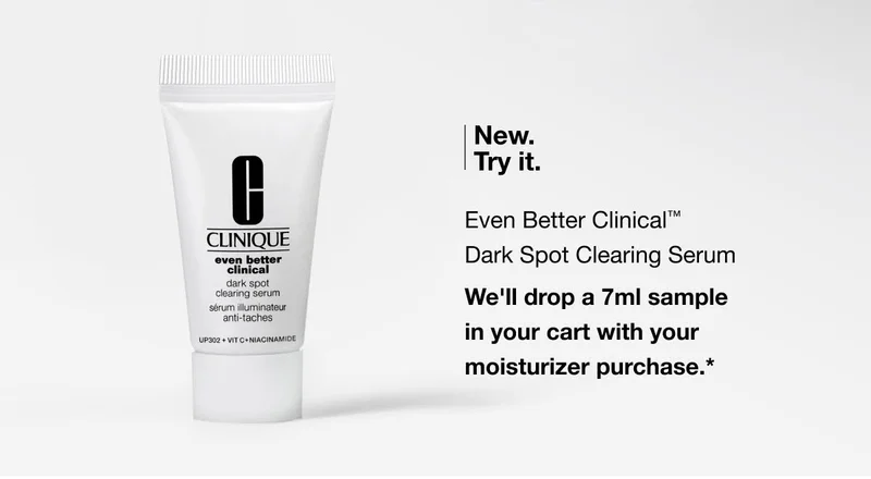 New. Try it. | Even Better Clinical™ Dark Spot Clearing Serum We'll drop a 7ml sample in your cart with your moisturizer purchase.*