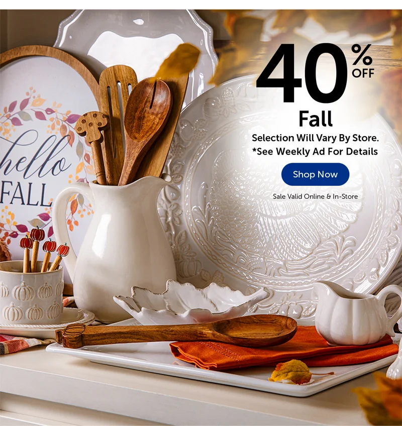 40% Off Fall