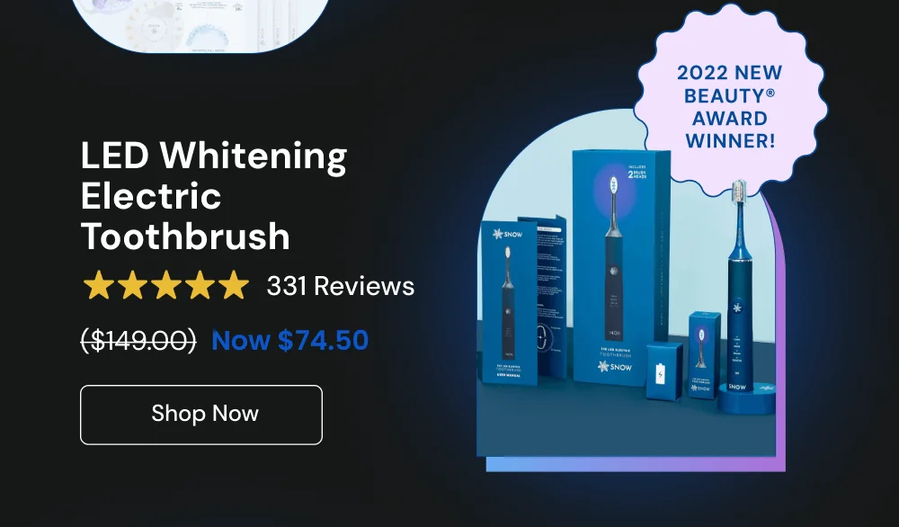 LED Whitening Electric Toothbrush [SHOP NOW]