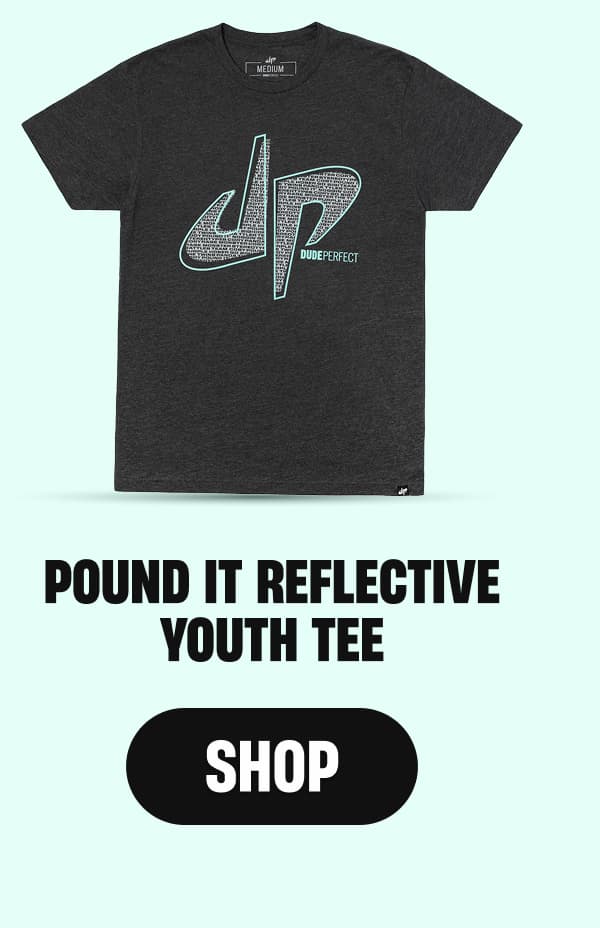 Pound It Reflective Youth Tee