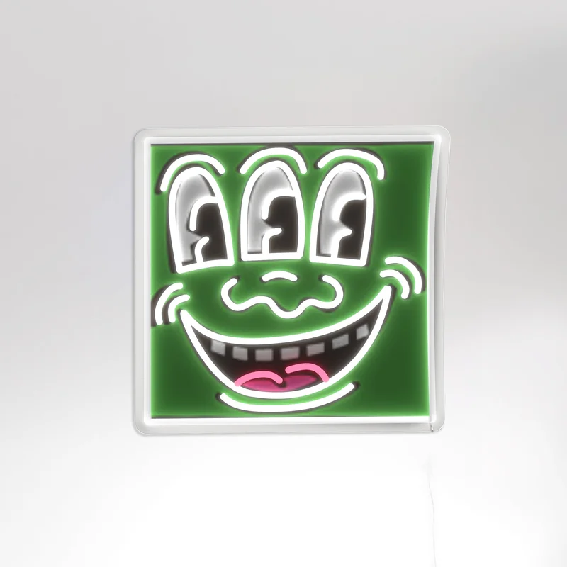 Image of Triple Eyes, YP x Keith Haring, LED neon sign