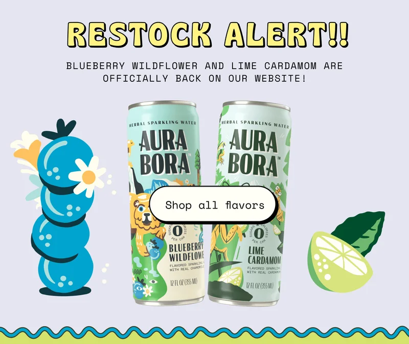 aura bora sparkling water