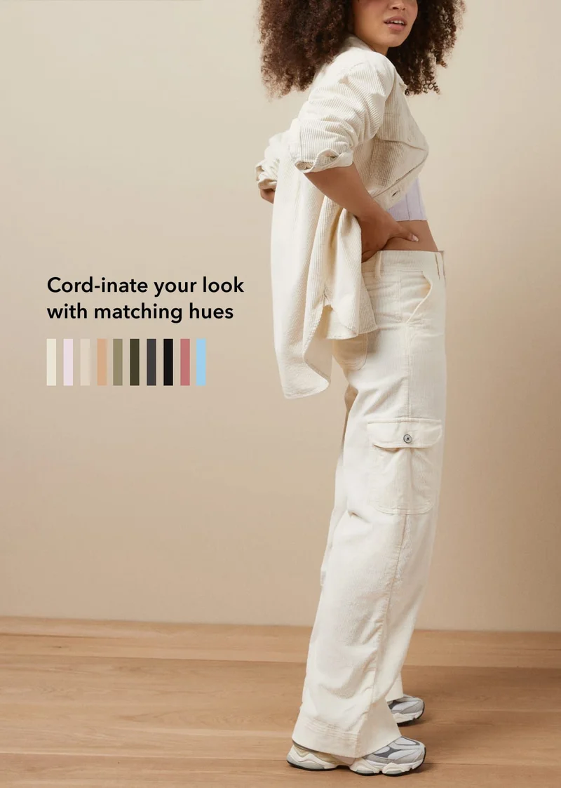 Cord-inate your look with matching hues