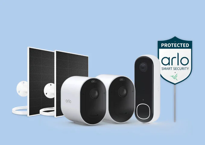 Arlo Arlo Video Doorbell + Pro 6th Gen + Solar Panel Bundle
