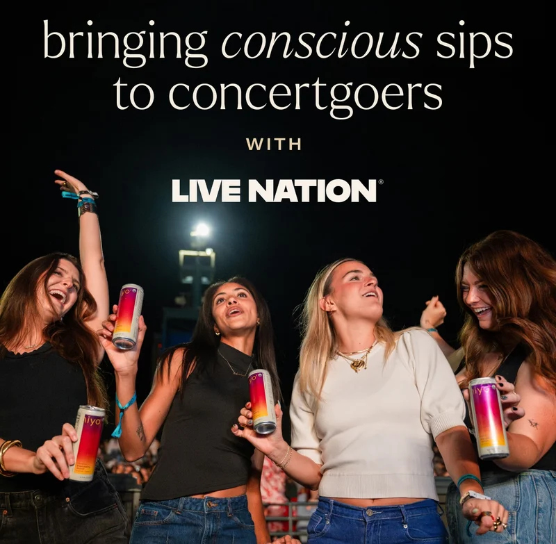 bringing conscious sips to concertgoers with Live Nation