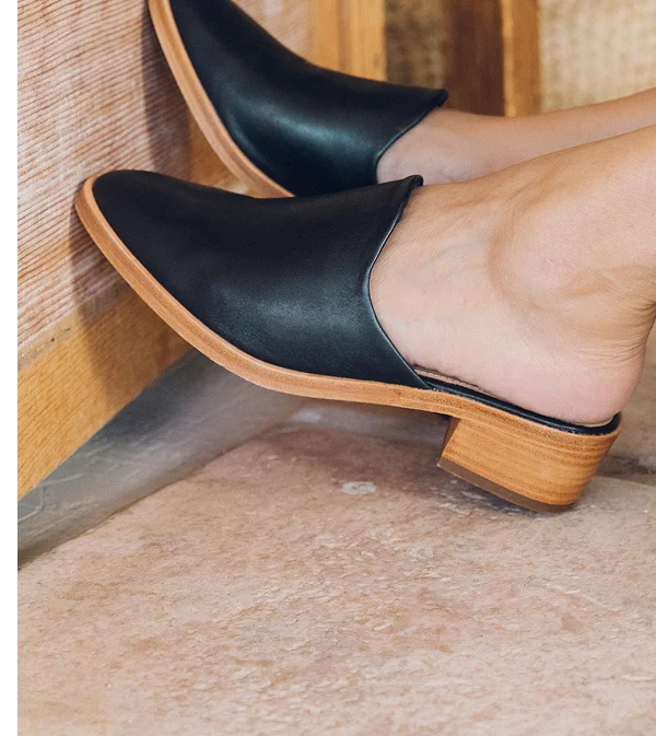 The Venetian Mule Black