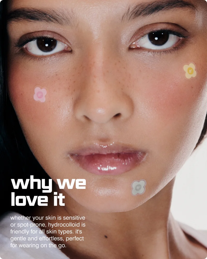 why we love it: Whether your skin is sensitive or spot-prone, Hydrocolloid is friendly for all skin types. It's gentle and effortless, perfect for wearing on the go.