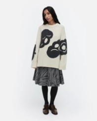Luonto Tumma Knitted wool pullover