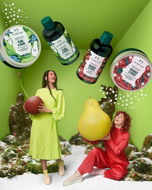 Limited Edition 
Cherries & Cheer 
Pears & Shares