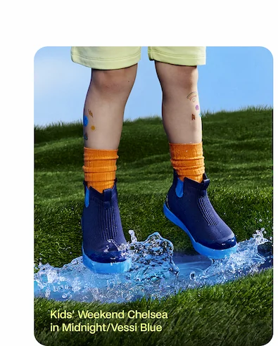 Kids Weekend Chelsea in Midnight/Vessi Blue