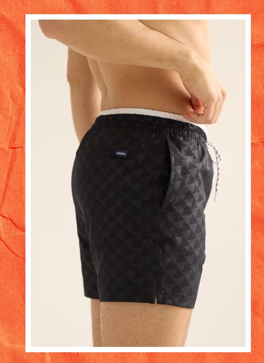 Classic Swim Trunk: The Playing Chess 5.5"