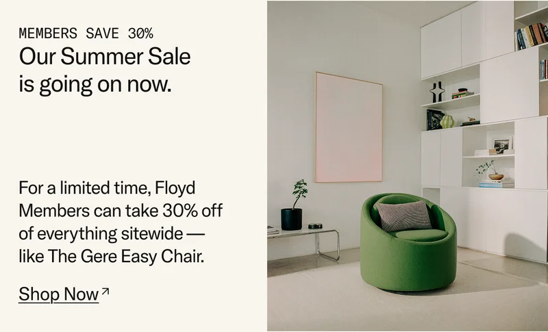 Members save 30%: Our annual Summer Sale is going on now.