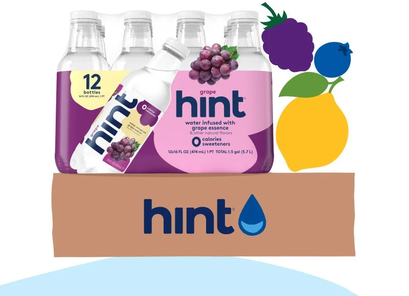 Grape Hint box with illustration of fruit