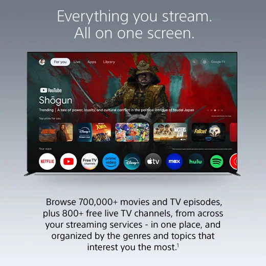 Browse 700,000+ movies and TV episodes, plus 800+ free live TV channels, from across your streaming services - in one place, and organized by the genres and topics that interest you the most.1