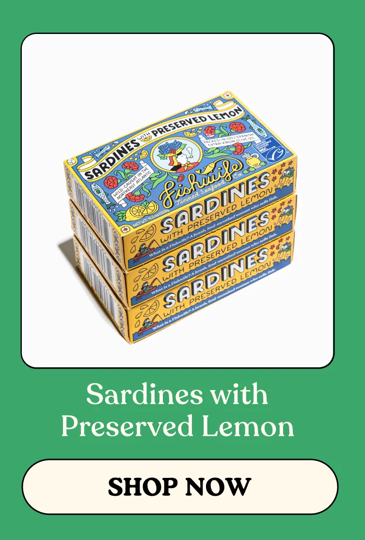 sardines with preserved lemon