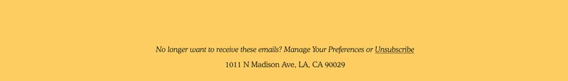 Manage Preferences