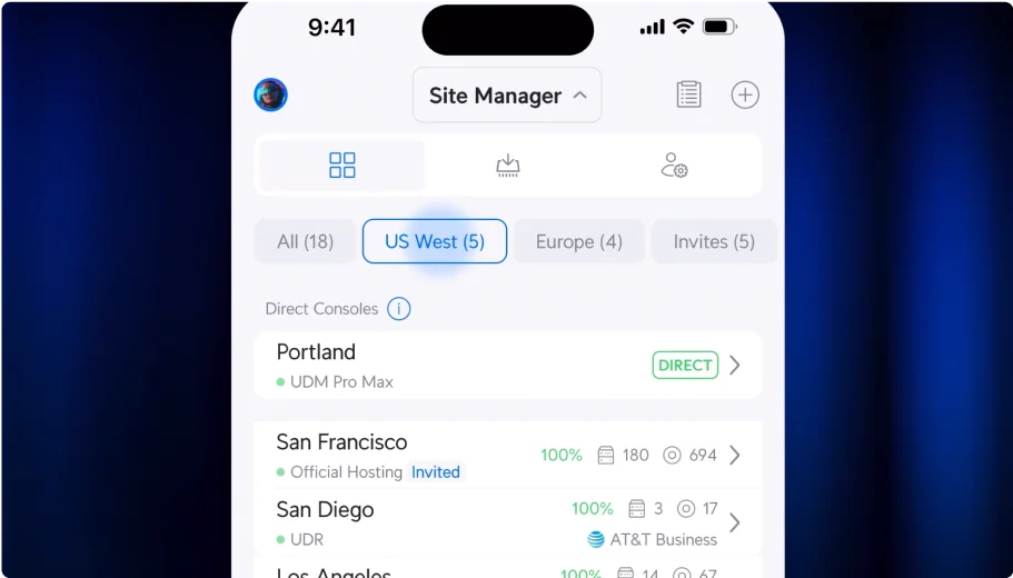 UniFi Mobile App Integration