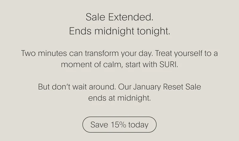 Treat someone to a moment of calm, just for them.  A fresh start, every single day.