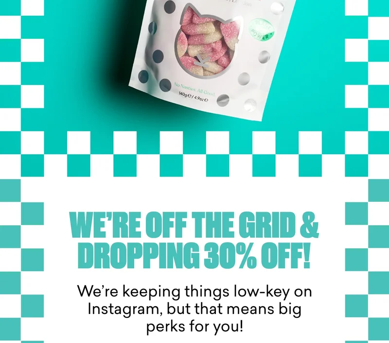 We're off the grid & dropping 30% off!