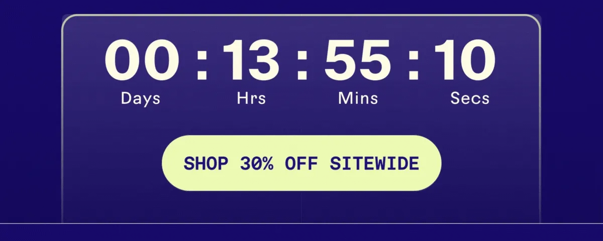 Shop 30% Off Sitewide